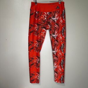 NFL Team Apparel Cleveland Browns Legging Woman Large Orange Tie Dye